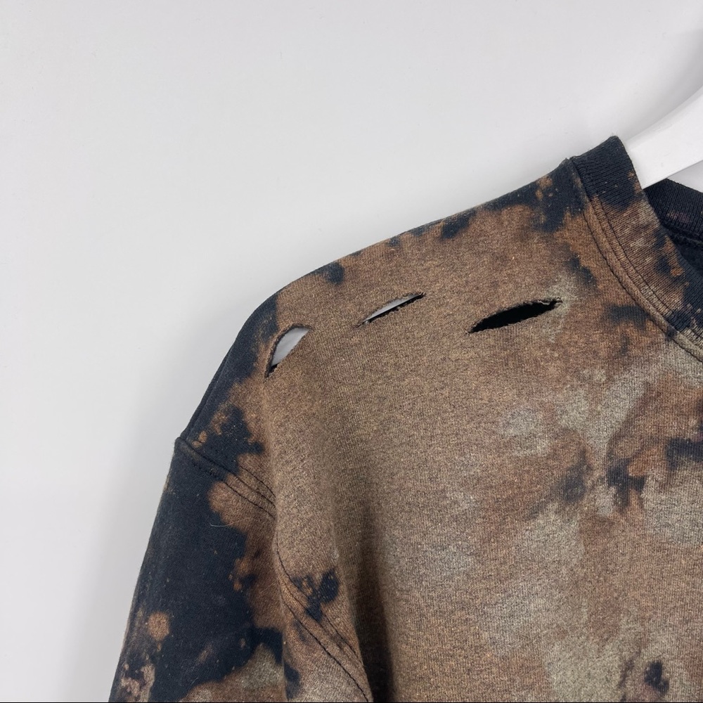 Custom One Of A Kind Reverse Dyed Bleach Splatter… - image 4